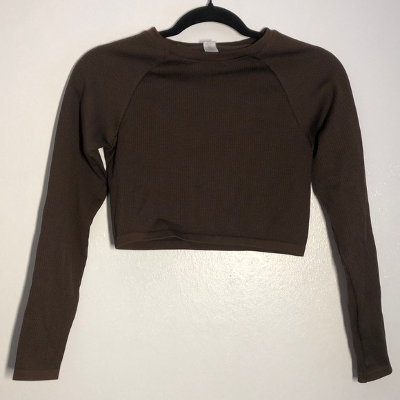 Aerie Offline Womens Size M Cropped Activewear Ribbed - Picture 1 of 5